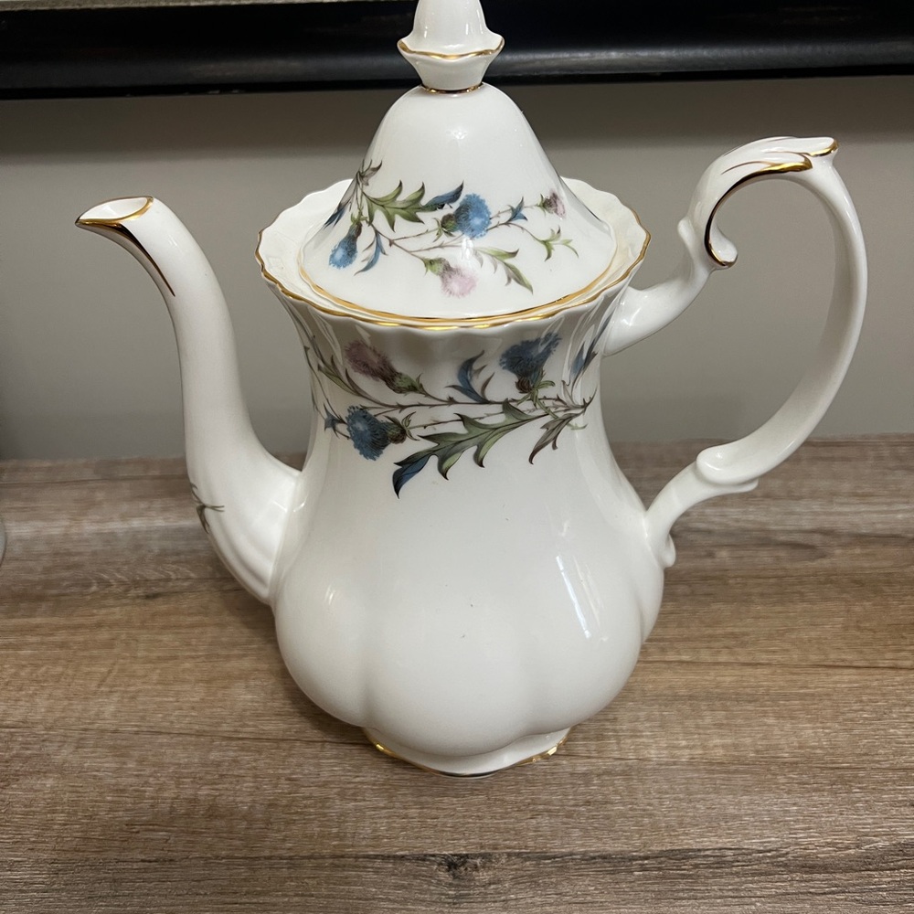 Royal Albert Brigadoon coffee pot